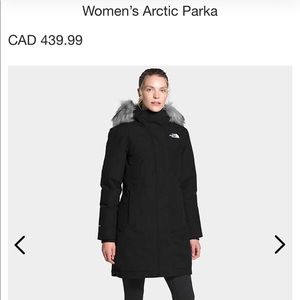 The North Face Arctic HyVent Parka in black label